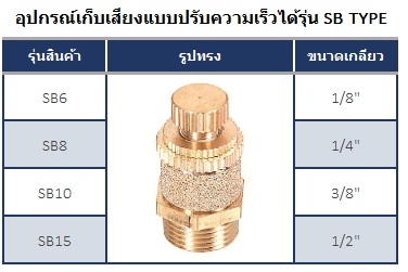 SILENCER WITH SPEED CONTROL ตัวเก็บเสียง