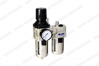 E Series Air Source Treatment Unit ( FR.+L Combination Set ) Two Units ชุดกรองลม ชนิด 2 ตัวชุด รุ่น EC ชุดกรองลม 2 ตัวชุด 2sets filter regulator lubricator FRL service unit semax airtac 