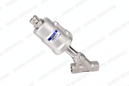 EMC Series Stainless Steel Angle Valve วาล์วแบบลูกสูบควบคุมทิศทางไหล หัวสแตนเลส รุ่น EMC โซลินอยด์วาล์ว 2J SEMAX สแตนเลส PISTON VALVE วาล์วแบบลูกสูบ