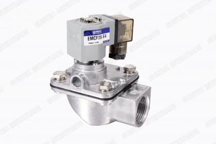 EMCF Series Pulse Valve วาล์วพัลส์สำหรับดักฝุ่น รุ่น EMCF วาล์วดักฝุ่น PULSE VALVE 2/2 วาล์ว โซลินอยด์วาล์ว สแตนเลส SEMAX airtac