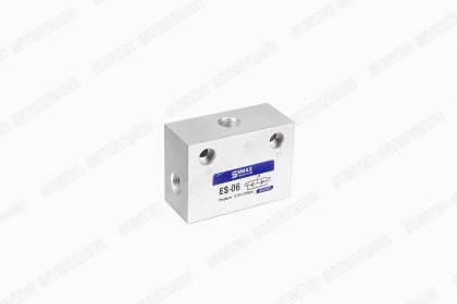 Shuttle Valve วาล์วกันกลับสองทาง รุ่น ES CHECK VALVE วาล์วเร่งระบายลม วาล์วระบายเร็ว วาล์วกันกลับ NON RETURN VALVE โซลินอยด์วาล์ว SEMAX 