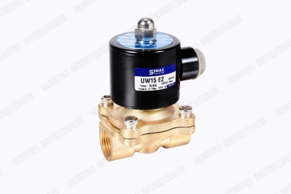UW/UWS Solenoid Valve โซลินอยด์วาล์วทองเหลือง และสแตนเลส 2/2 รุ่น UW และ UWS วาล์ว 2/2 โซลินอยด์วาล์ว ทองเหลือง 2W 2KW 2L 2S SEMAX AIRTAC 