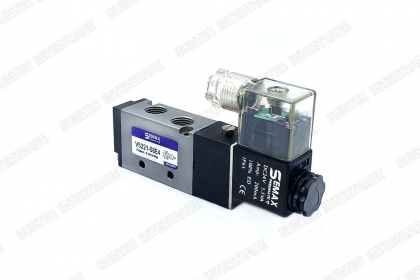 V Series Solenoid Valve วาล์วควบคุมทิศทาง โซลินอยด์วาล์ว รุ่น V VALVE 4V210 4V110 4V310 SOLENOID VALVE โซลินอยด์วาล์ว SEMAX 5/2